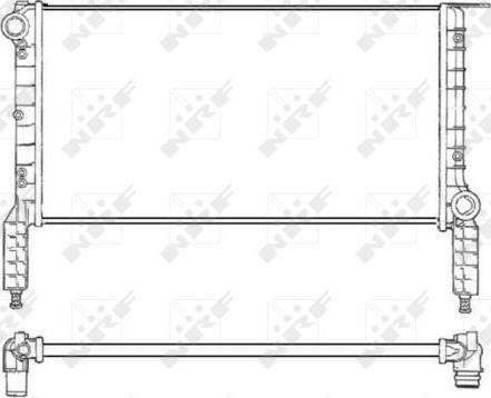 NRF 53232 - Radiators, Motora dzesēšanas sistēma autodraugiem.lv