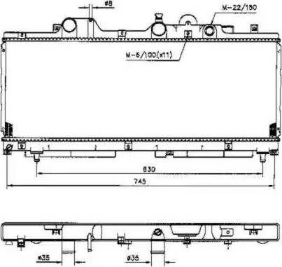 NRF 53221 - Radiators, Motora dzesēšanas sistēma autodraugiem.lv