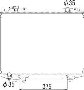 NRF 53793 - Radiators, Motora dzesēšanas sistēma autodraugiem.lv