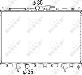 NRF 53792 - Radiators, Motora dzesēšanas sistēma autodraugiem.lv