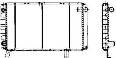 NRF 537115 - Radiators, Motora dzesēšanas sistēma autodraugiem.lv