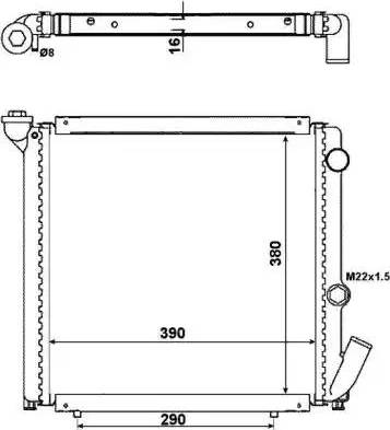 NRF 53781 - Radiators, Motora dzesēšanas sistēma autodraugiem.lv