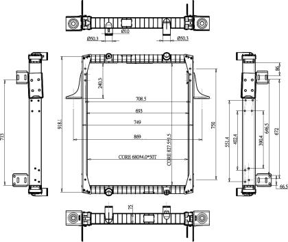 NRF 52071 - Radiators, Motora dzesēšanas sistēma autodraugiem.lv