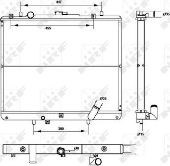 NRF 52234 - Radiators, Motora dzesēšanas sistēma autodraugiem.lv