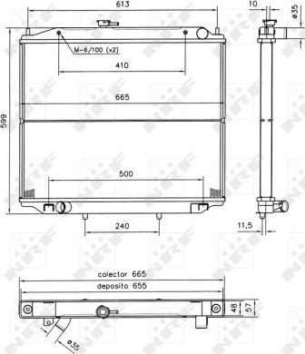 NRF 52238 - Radiators, Motora dzesēšanas sistēma autodraugiem.lv