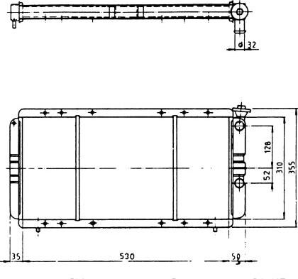 NRF 57323 - Radiators, Motora dzesēšanas sistēma autodraugiem.lv