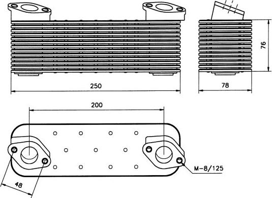 NRF 31049 - Eļļas radiators, Motoreļļa autodraugiem.lv