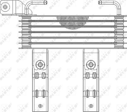 NRF 31165 - Eļļas radiators, Automātiskā pārnesumkārba autodraugiem.lv
