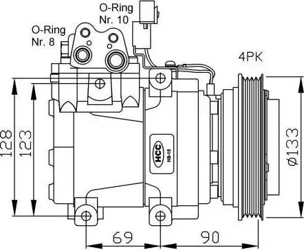 NRF 32446G - Kompresors, Gaisa kond. sistēma autodraugiem.lv
