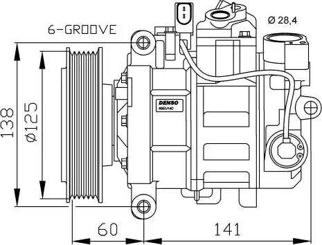 NRF 32512G - Kompresors, Gaisa kond. sistēma autodraugiem.lv