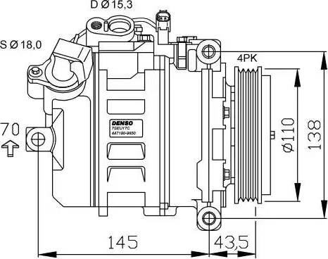 NRF 32520G - Kompresors, Gaisa kond. sistēma autodraugiem.lv