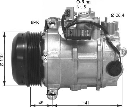 NRF 32676G - Kompresors, Gaisa kond. sistēma autodraugiem.lv
