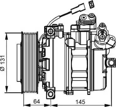 NRF 32821G - Kompresors, Gaisa kond. sistēma autodraugiem.lv
