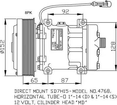 NRF 32877G - Kompresors, Gaisa kond. sistēma autodraugiem.lv