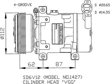 NRF 32253G - Kompresors, Gaisa kond. sistēma autodraugiem.lv