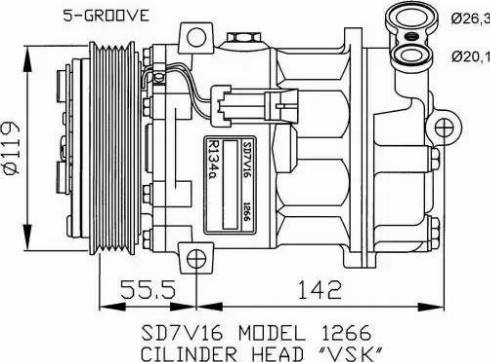 NRF 32269G - Kompresors, Gaisa kond. sistēma autodraugiem.lv