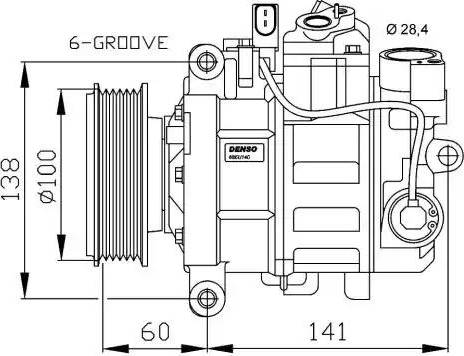 NRF 32263G - Kompresors, Gaisa kond. sistēma autodraugiem.lv