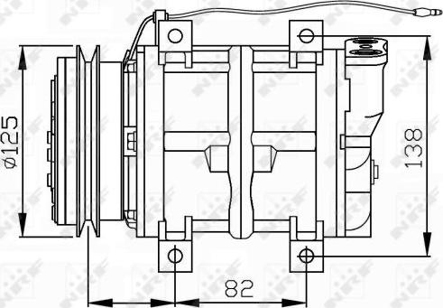 NRF 32745G - Kompresors, Gaisa kond. sistēma autodraugiem.lv