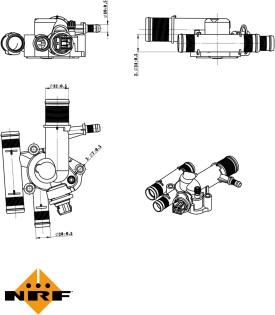 NRF 725059 - Termostats, Dzesēšanas šķidrums autodraugiem.lv