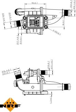 NRF 725163 - Termostats, Dzesēšanas šķidrums autodraugiem.lv