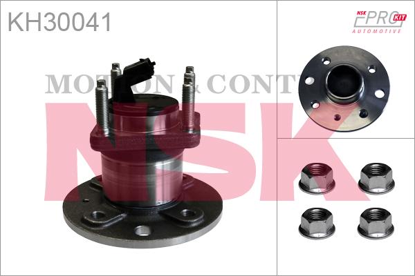 NSK KH30041 - Riteņa rumbas gultņa komplekts autodraugiem.lv