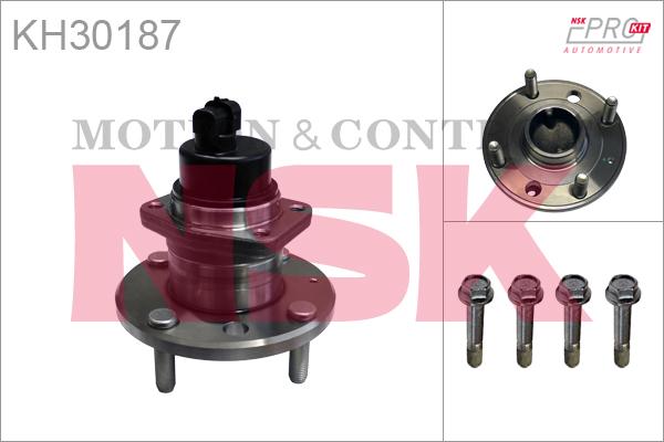 NSK KH30187 - Riteņa rumbas gultņa komplekts autodraugiem.lv