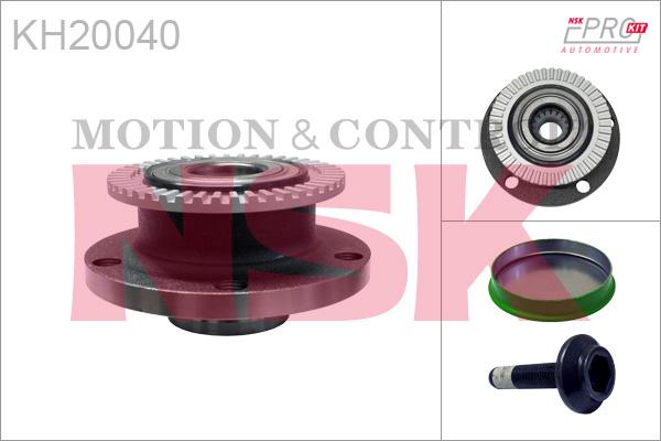 NSK KH20040 - Riteņa rumbas gultņa komplekts autodraugiem.lv