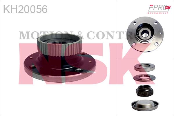 NSK KH20056 - Riteņa rumbas gultņa komplekts autodraugiem.lv