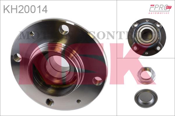 NSK KH20014 - Riteņa rumbas gultņa komplekts autodraugiem.lv