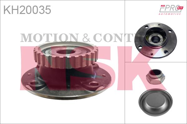 NSK KH20035 - Riteņa rumbas gultņa komplekts autodraugiem.lv