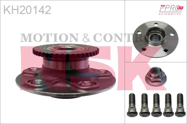 NSK KH20142 - Riteņa rumbas gultņa komplekts autodraugiem.lv