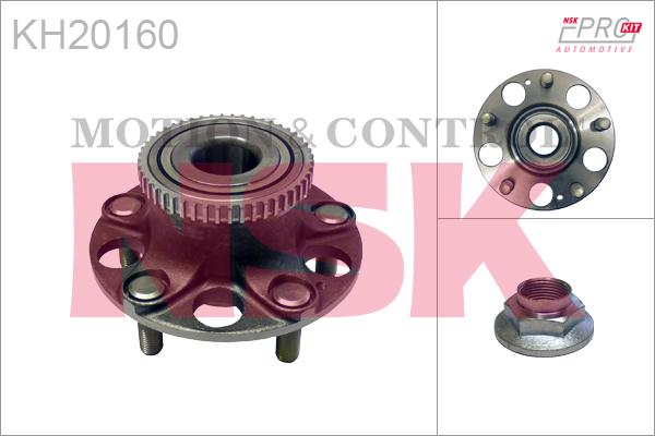 NSK KH20160 - Riteņa rumbas gultņa komplekts autodraugiem.lv