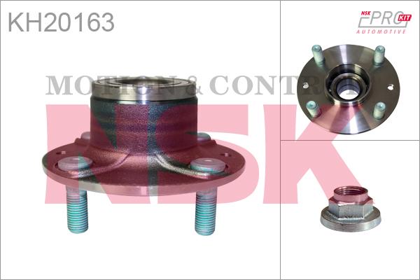 NSK KH20163 - Riteņa rumbas gultņa komplekts autodraugiem.lv
