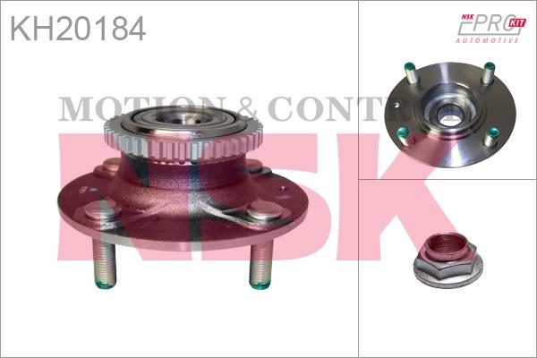NSK KH20184 - Riteņa rumbas gultņa komplekts autodraugiem.lv