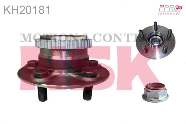 NSK KH20181 - Riteņa rumbas gultņa komplekts autodraugiem.lv