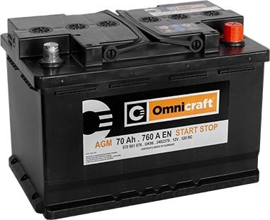 Omnicraft 2402379 - Startera akumulatoru baterija autodraugiem.lv
