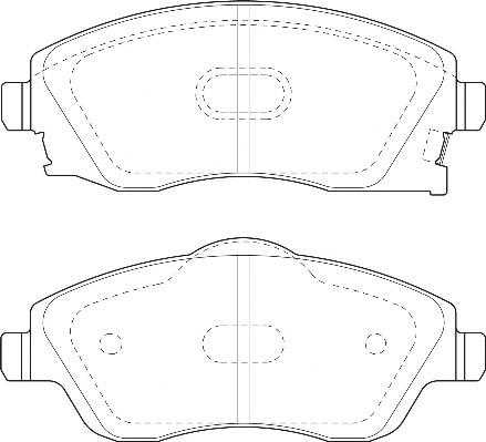 Omnicraft 2134898 - Bremžu uzliku kompl., Disku bremzes autodraugiem.lv