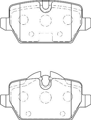 Omnicraft 2135696 - Bremžu uzliku kompl., Disku bremzes autodraugiem.lv