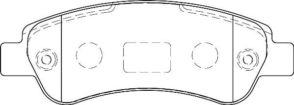 Omnicraft 2135666 - Bremžu uzliku kompl., Disku bremzes autodraugiem.lv