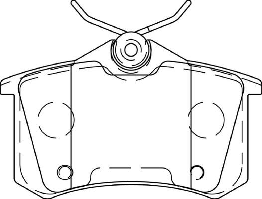 Omnicraft 2135600 - Bremžu uzliku kompl., Disku bremzes autodraugiem.lv