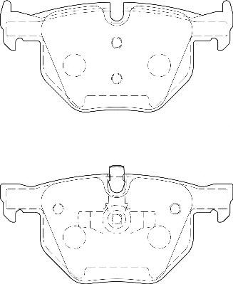 Omnicraft 2135683 - Bremžu uzliku kompl., Disku bremzes autodraugiem.lv