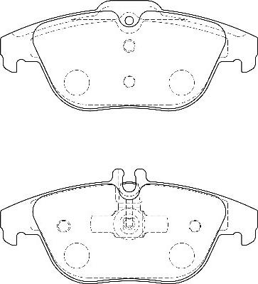 Omnicraft 2135674 - Bremžu uzliku kompl., Disku bremzes autodraugiem.lv