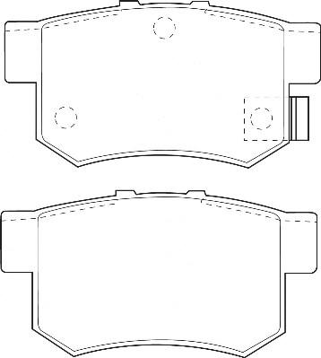 Omnicraft 2135711 - Bremžu uzliku kompl., Disku bremzes autodraugiem.lv