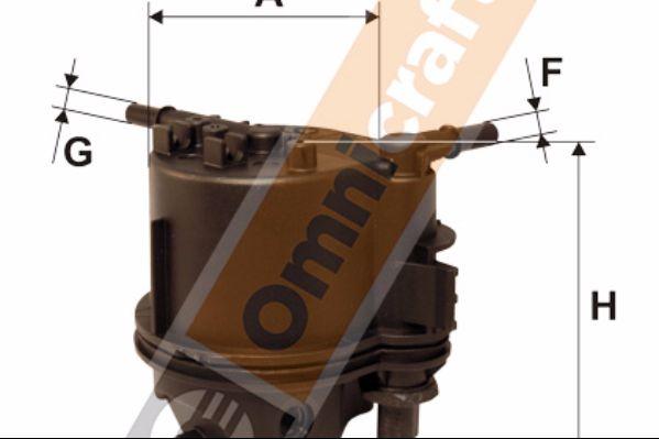 Omnicraft 2136875 - Degvielas filtrs autodraugiem.lv