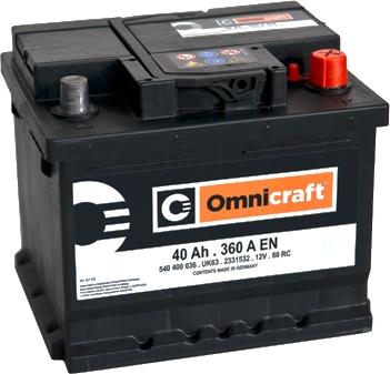Omnicraft 2331532 - Startera akumulatoru baterija autodraugiem.lv