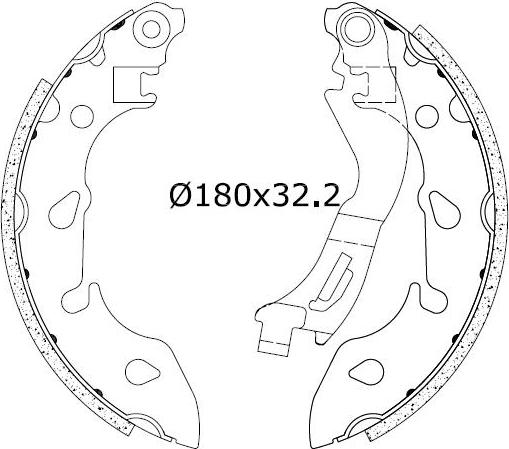 Omnicraft 2255793 - Bremžu loku komplekts autodraugiem.lv