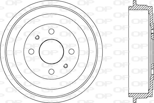 Open Parts BAD9089.10 - Bremžu trumulis autodraugiem.lv