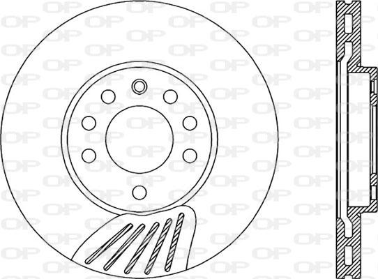 Open Parts BDA1908.20 - Bremžu diski autodraugiem.lv