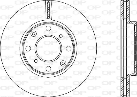 Open Parts BDA1919.20 - Bremžu diski autodraugiem.lv