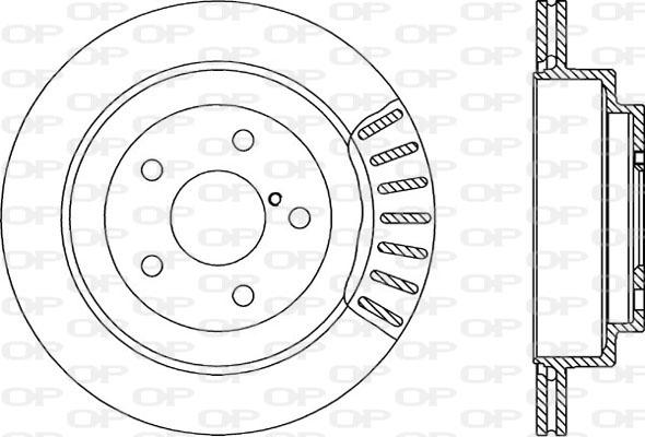 Open Parts BDA1494.20 - Bremžu diski autodraugiem.lv